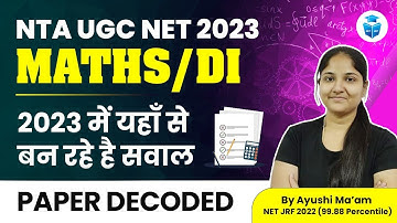 UGC NET 2023 Maths & DI | Data Interpretation UGC NET Questions | UGC NET Paper 1 | JRFAdda
