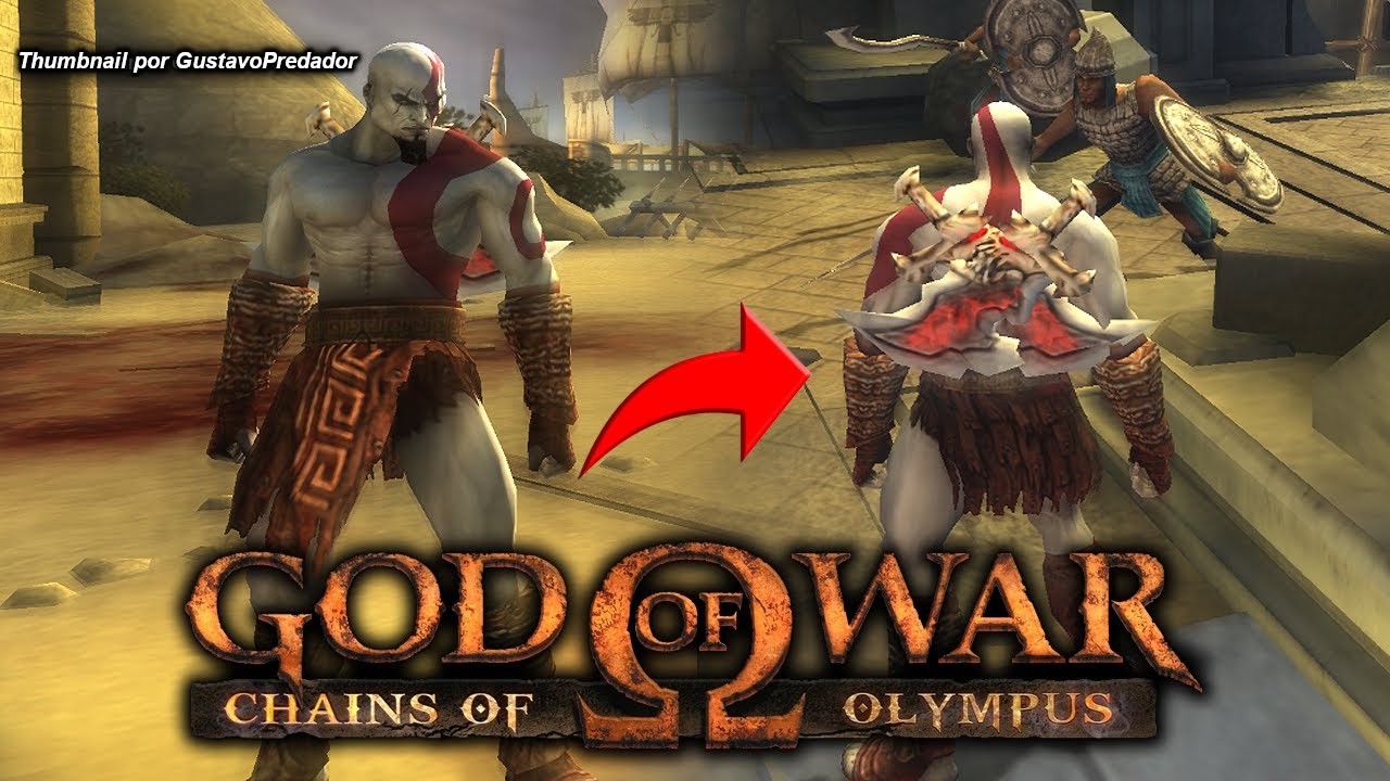 God of War Chains of Olympus: buffered rendering causes 2 problems