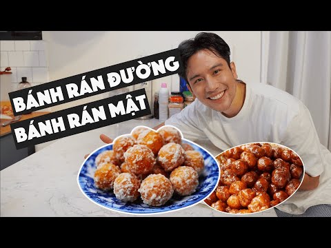 Làm BÁNH RÁN ĐƯỜNG & BÁNH RÁN MẬT ngon không cưỡng lại được !!! // Dinology