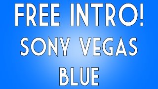 Free 2D Intro! Blue - Sony Vegas Template!