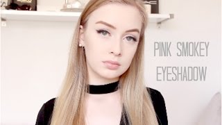 Pink based smokey eye ♡