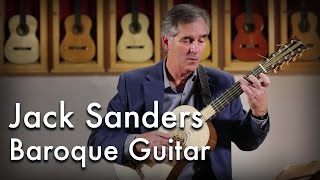 Jack Sanders plays Sanz on Baroque Guitar chords