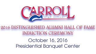 2016 Distinguished Alumni Hall of Fame Saturday