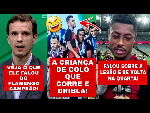 BRUNO HENRIQUE FALOU SOBRE A LESÃO E SE VOLTA NA QUARTA-FEIRA! FINAL FLAMENGO X DEL VALLE