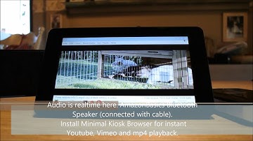 raspberry pi 2 + official touchscreen display + powerbank battery