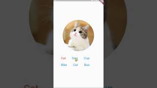 Flutter basic task change image on text pressed