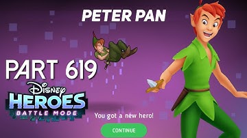 Disney Heroes Battle Mode PETER PAN UNLOCKED PART 619 Gameplay Walkthrough - iOS / Android