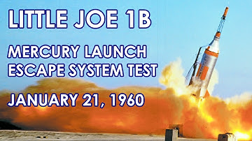 Little Joe 1B - Rocket Camera Views - Mercury Launch Escape System Test - Realtime - 1960/01/21