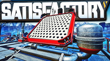 Giant JUMP PAD COURSE in our Mega Factory! | Satisfactory Early Access Gameplay Ep 15