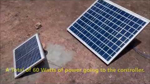 MPPT based solar charge controller system with IoT for remote monitoring.