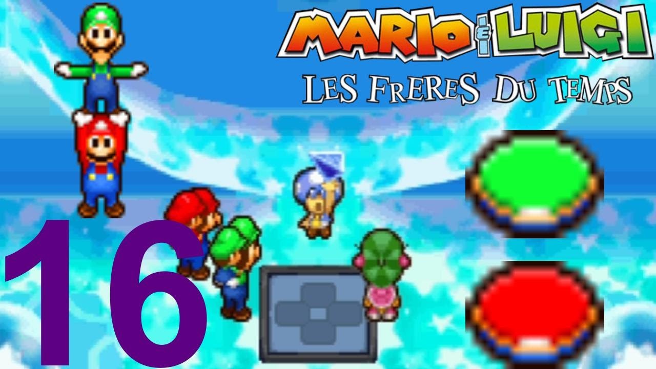 Toadbert a retrouvé la mémoire mario et luigi les frères du temps ...