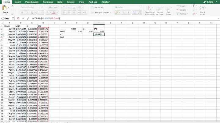 Calculating the correlation between two stocks • Analyzing stock returns  • Episode 5 - DayDayNews
