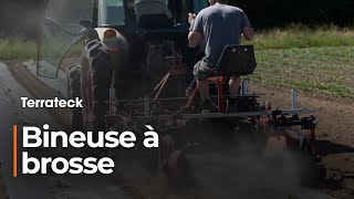 Terrateck - Bineuse à brosses pour désherbage des paillages - Réglages et astuces