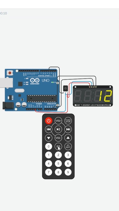 Arduino+IR Remote: Control Made Easy!🚀 📡 #arduino #electronics # ...