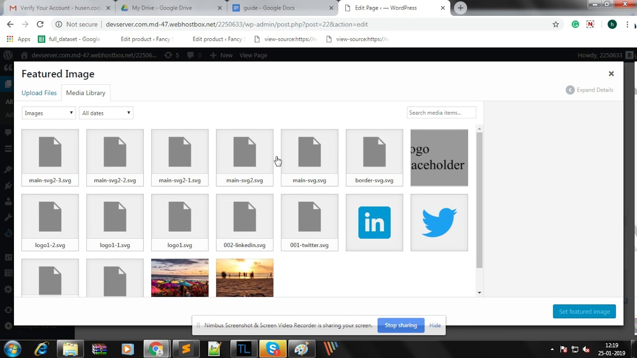 Add Featured Image YouTube
