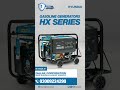 Power when you need it with the Hyundai HX Series Generators