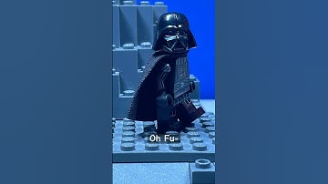 Darth Vader messes with the High Ground… #legostarwars #darthvader #funny #obiwankenobi #highground
