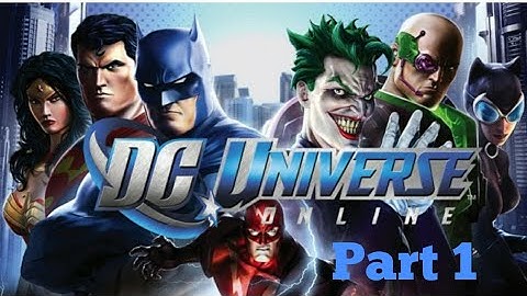 DC Universe Online Walkthrough Part 1 (Villain Story) - Escape from Brainiac