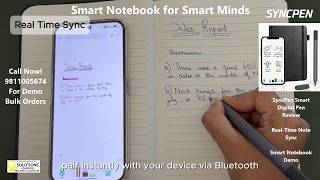 SyncPen Smart Digital Pen Review | AI Handwriting to Text, Real-Time Note Sync & Smart Notebook Demo