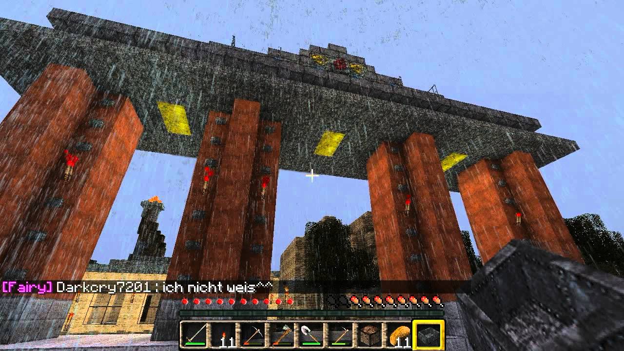 Minecraft GLSL Shader with Bumpmapping and LB 256px Texture - YouTube