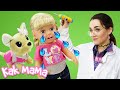 Эмили идет к Стоматологу! Игры для детей с Плей До и Беби Бон - Как мама