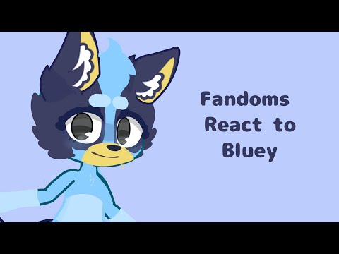 Fandoms React To Bluey LAZY SHORT 