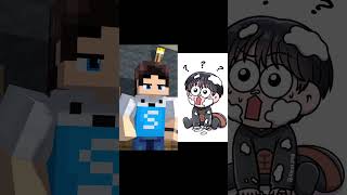 Original vs Animation - Cute Odo Kentang dimarahin Stresmen #shorts #minecraft