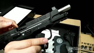 CRW開箱片Marui M&P9L + Firefield red dot