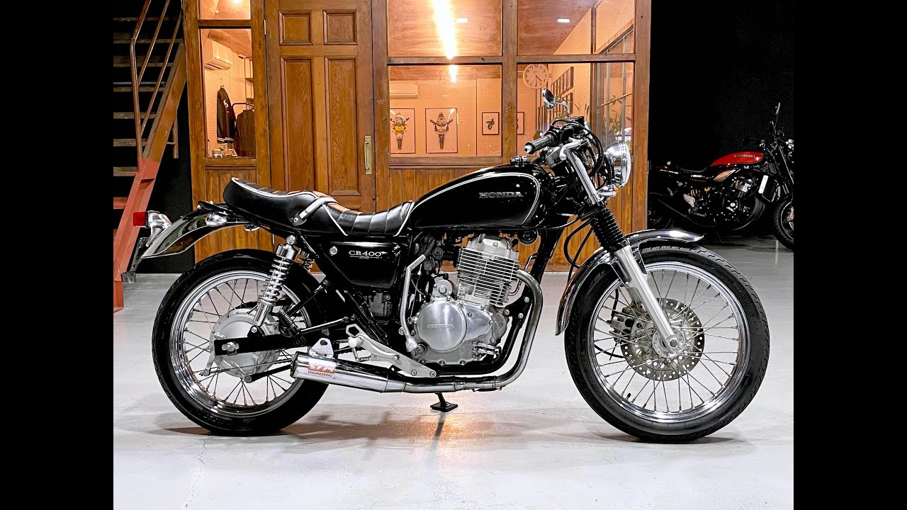 HONDA CB400SS NC41 - ホンダ CB400SS - モリワキ製フルエキゾーストマフラー、タックロールシート、コワース製バック ...