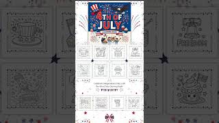4th of July Coloring Book Patriotic Fun and Creative Coloring Pages for Kids Teens and Adults