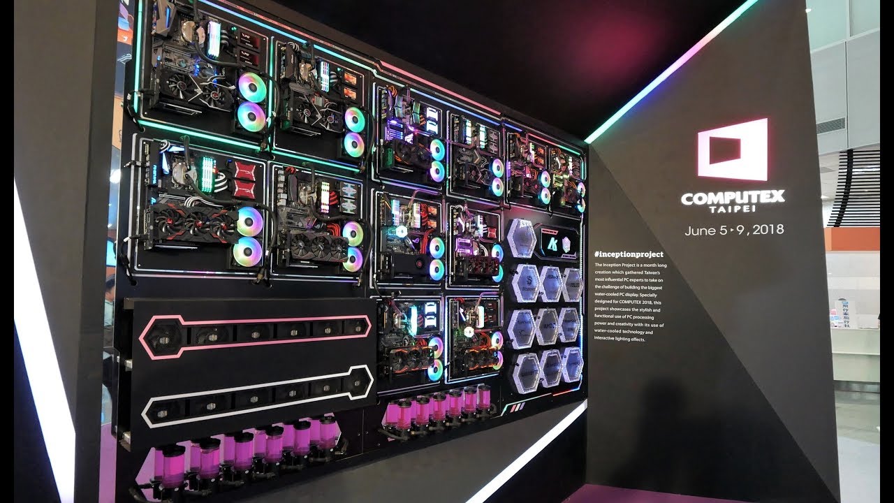The Ultimate PC Wall - Cooler Master Inception, builds and new products ...