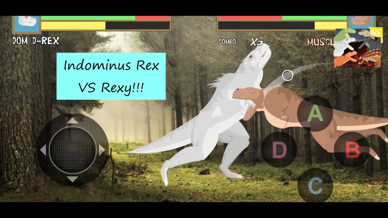 T Rex Fights Dinosaurs | Indominus Rex VS Rexy | Dominator Edition