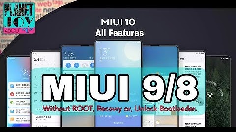 "MIUI 10" All Features On Any Phone.. Without Root Or, Without install any Recovery..