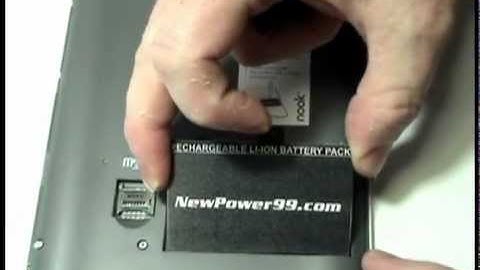 How to Replace The Barnes & Noble Nook Battery