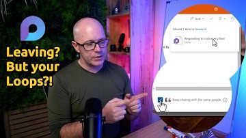 What happens to a Microsoft Loop when the owner leaves the org?