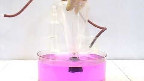 Khí hiđro clorua tác dụng với nước || HCl + H2O