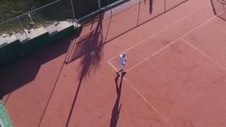 Tennis Drone video