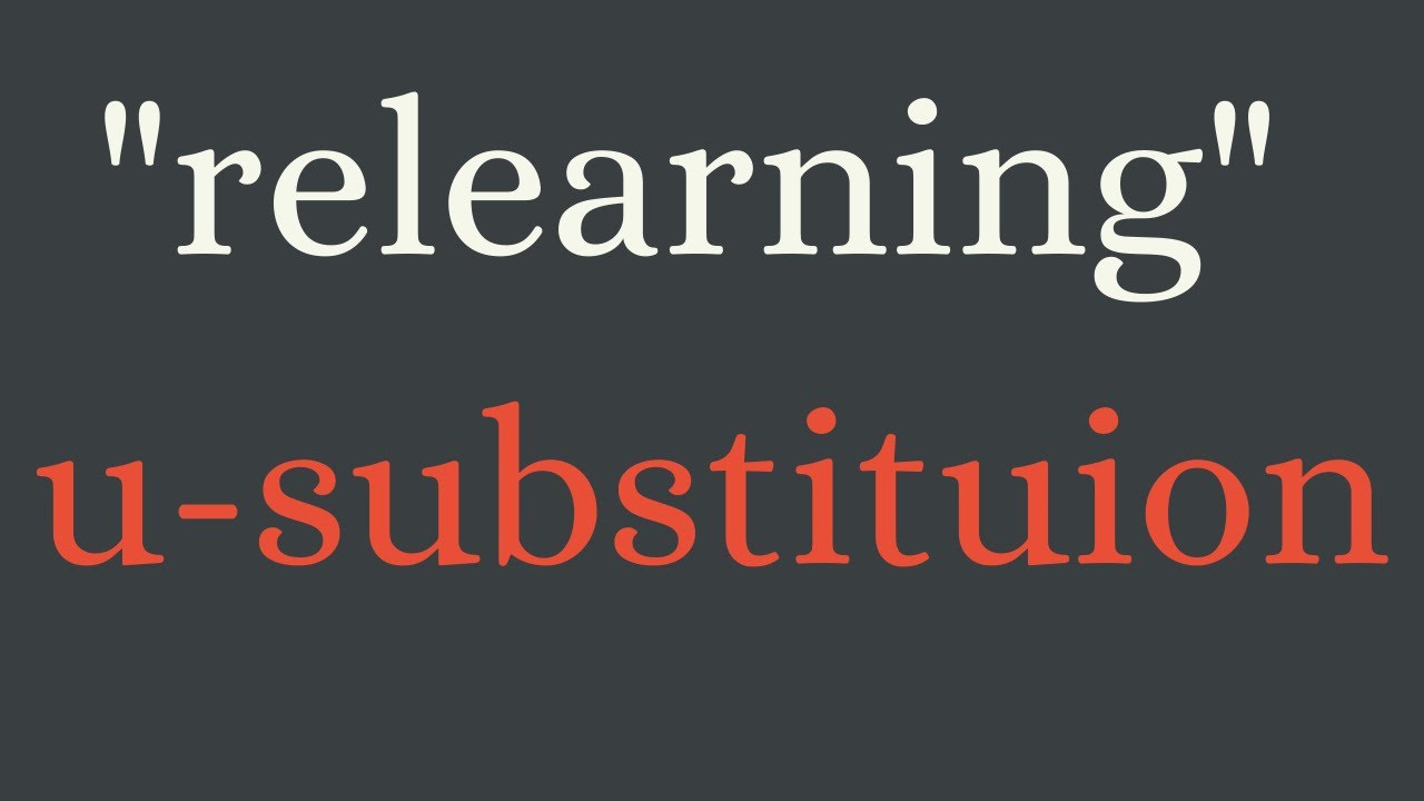 Differential Forms | Classic u-substitution via integrating 1-forms.