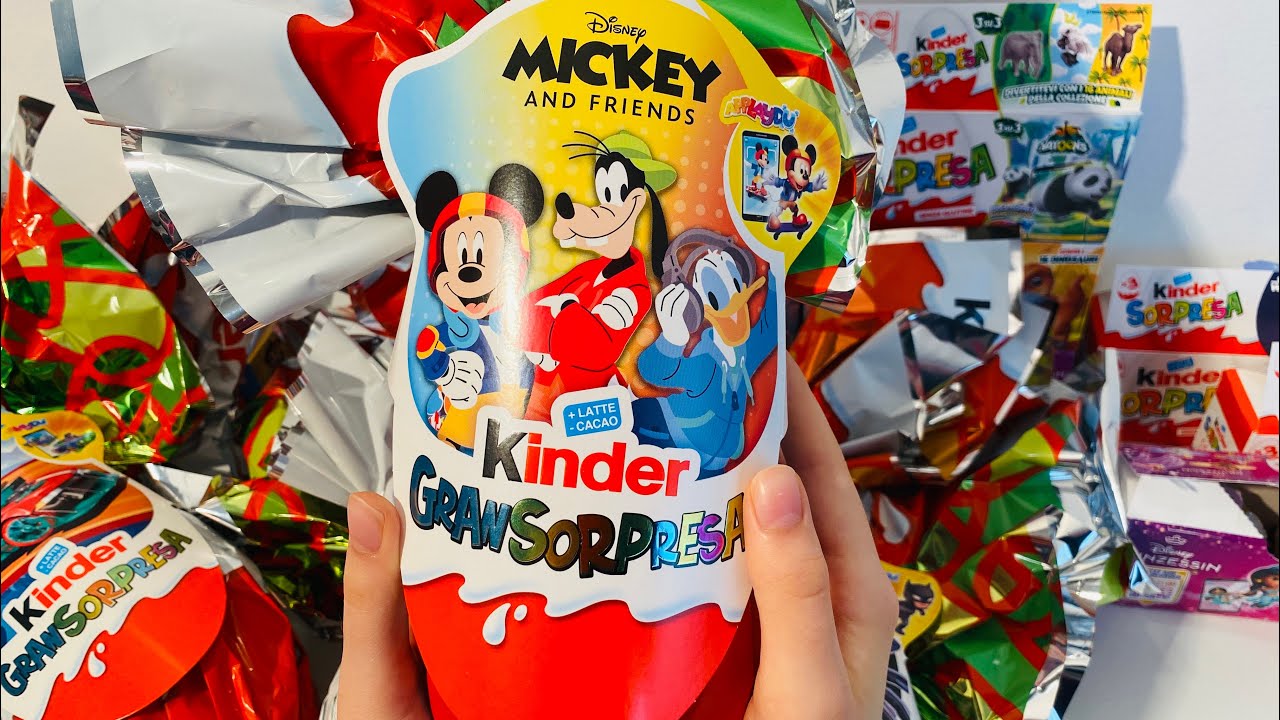 Mickey Easter 2026 Kinder Surprise ASMR Unboxing 