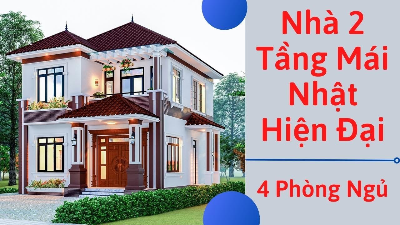 Nhà 2 Tầng Đẹp Hiện Đại Mái Nhật 2024 | Nhà 2 Tầng Mái Nhật Đẹp ...