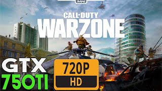 Call Of Duty Warzone Test On GTX 750 Ti | 720p Gameplay