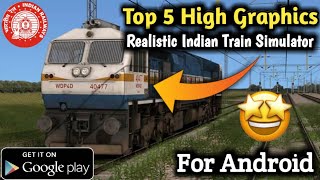 🔥 Top 5 High Graphics Realistic Indian Train Simulator Games For Android [2020] screenshot 3