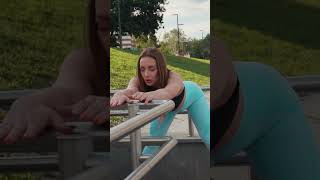 Alina Will Show How She Stretches On The Street #Stretching