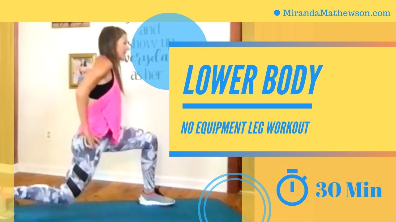 AT HOME LEG WORKOUT - leg exercises for women - YouTube