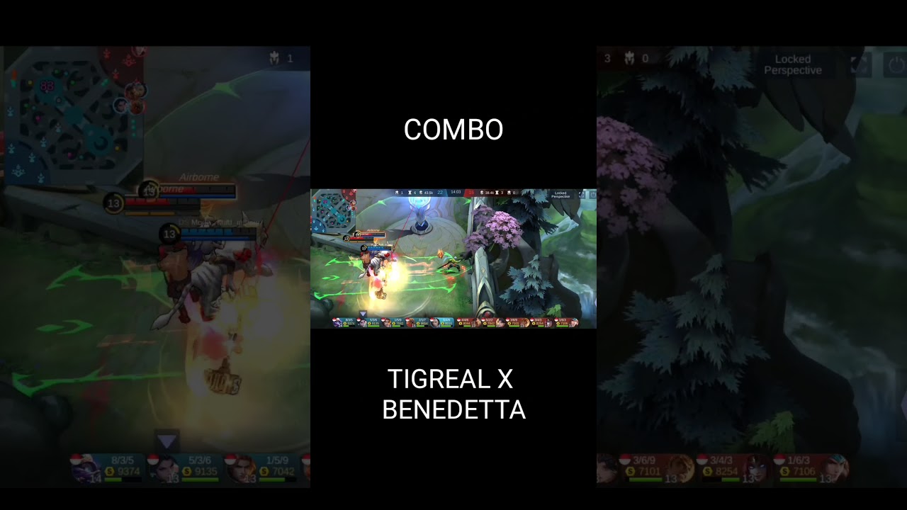 COMBO HARAM TIGREAL X BENEDETTA AUTO TERPOTONG RATA | Mobile Legends