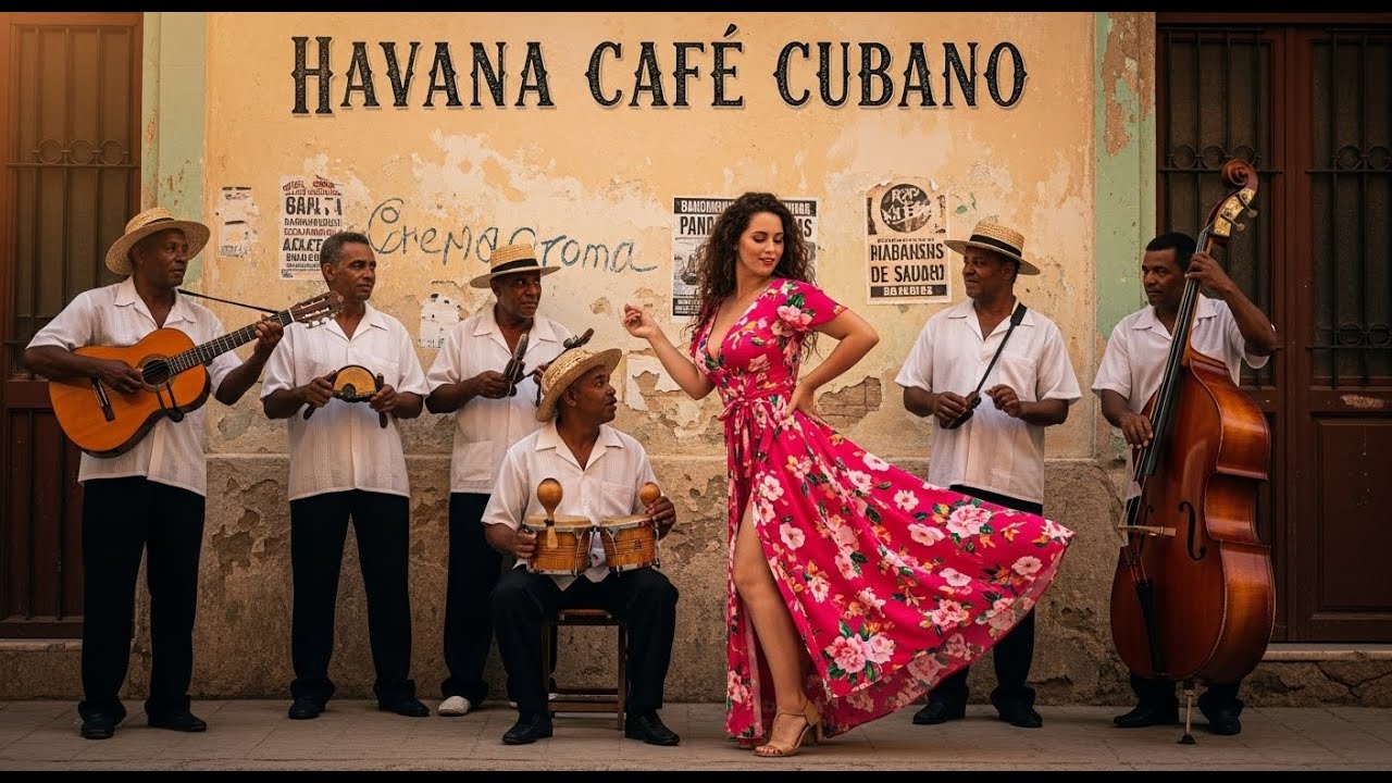 Café Cubano Music 🎹: Caribbean Café Nights & Gentle Piano Jazz • mix92