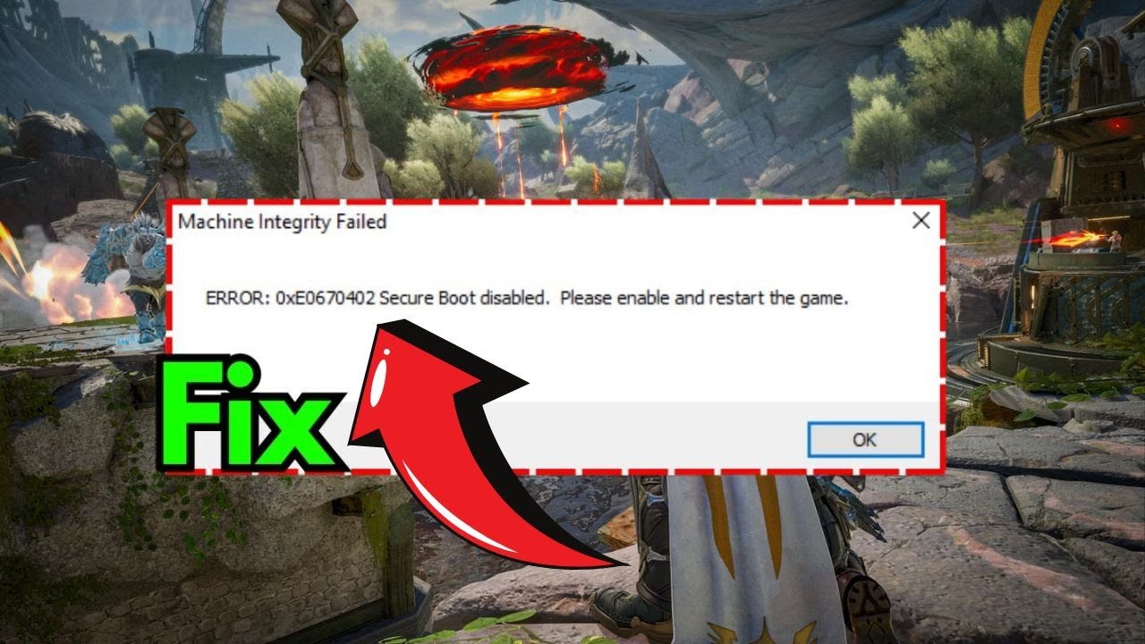 How to Fix Highguard Machine Integrity Error Caused by Secure Boot Disabled