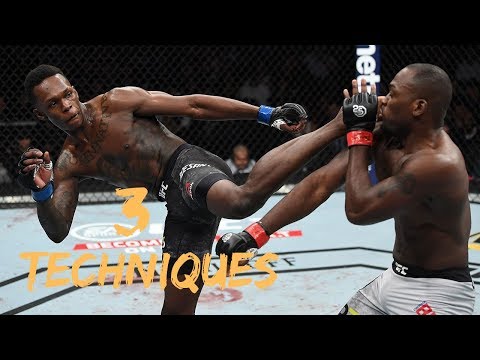 Israel 'The Stylebender' Adesanya | 3 Techniques Done Effectively | Hacking MMA
