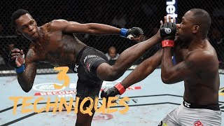 Israel 'The Stylebender' Adesanya | 3 Techniques Done Effectively | Hacking MMA