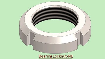Bearing Locknut-NE (Video Tutorial) SolidWorks